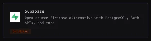 Supabase MCP server integration