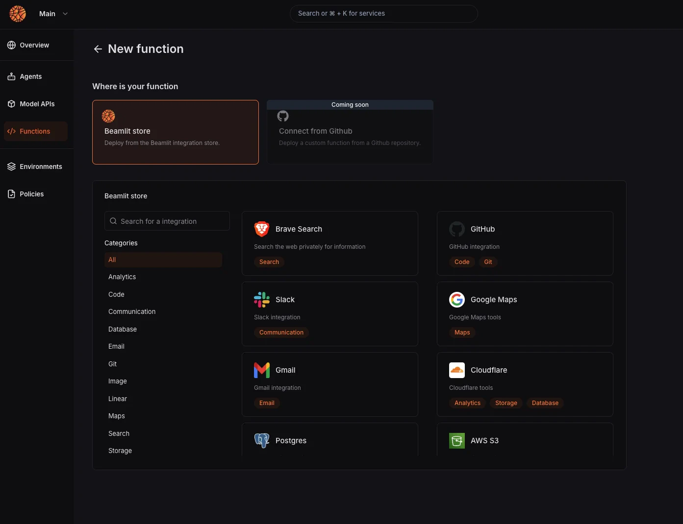 Pre-built MCP server toolkits