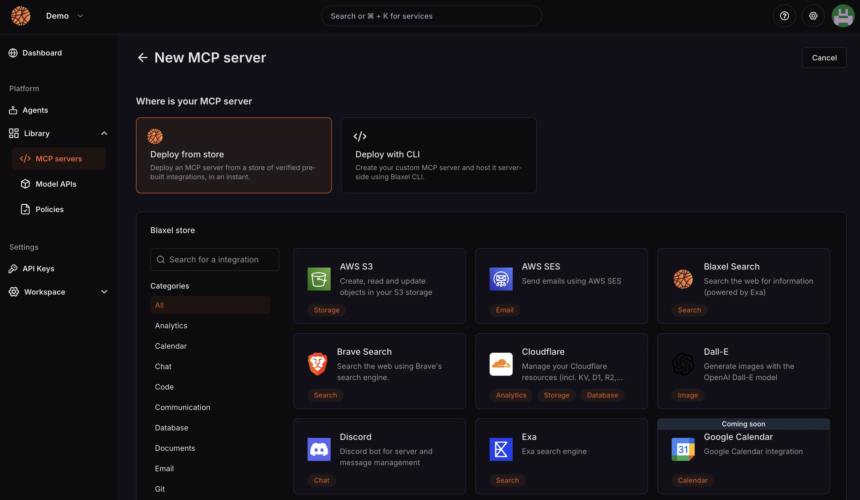 Functions migrated to MCP servers