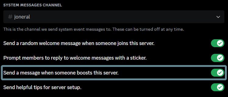 System Message Indicator System Messages - bleed