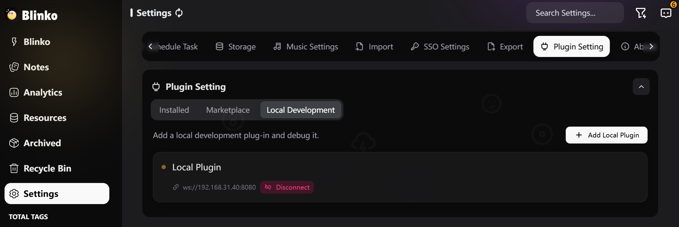 Add Local Plugin