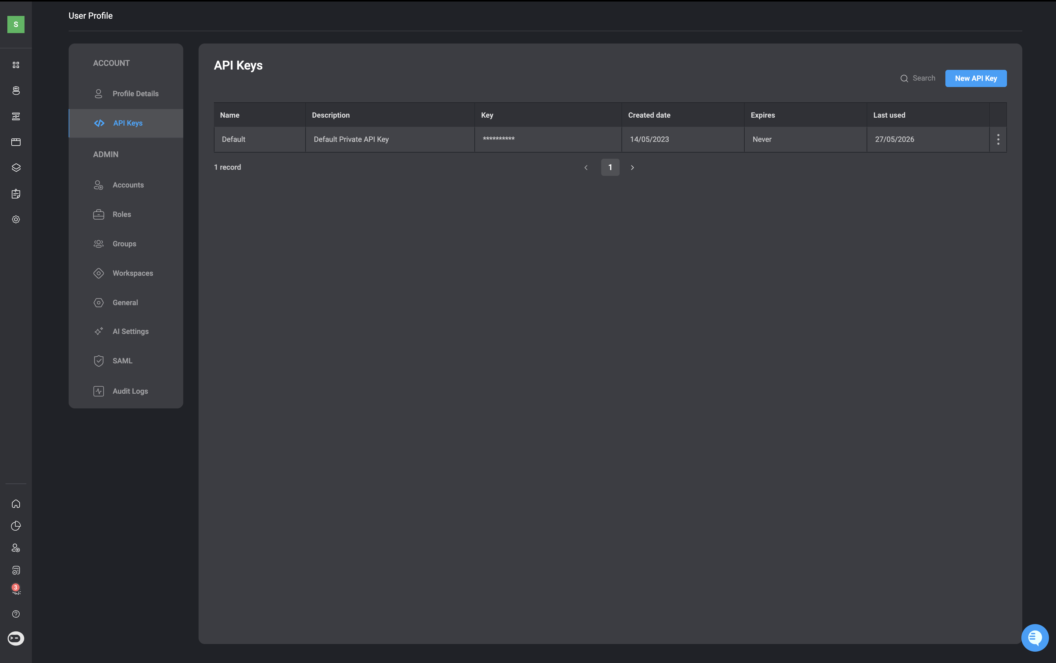 API Keys - BlinkOps Documentation