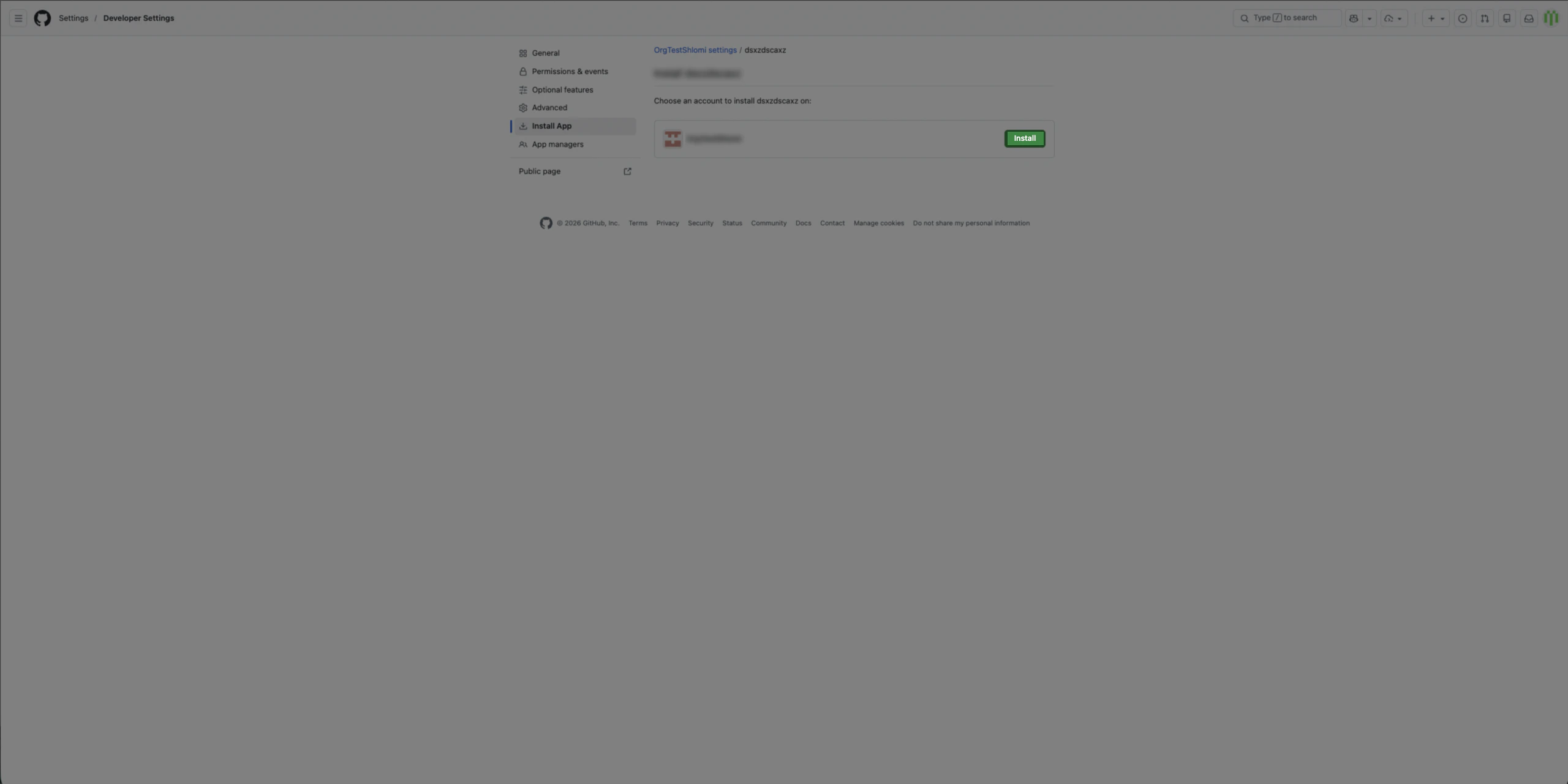github create app