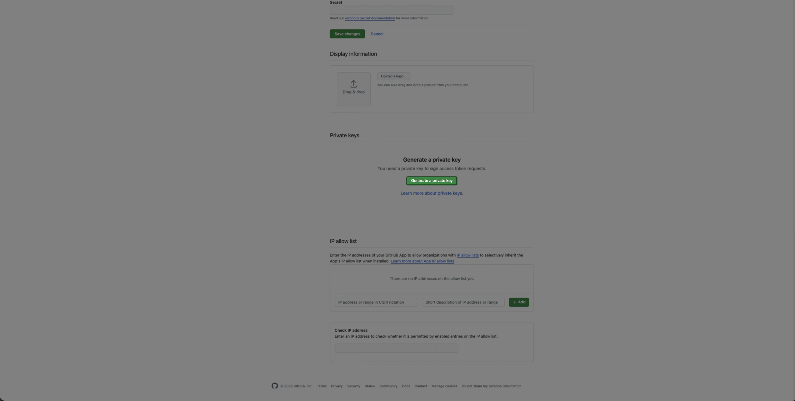 github create app