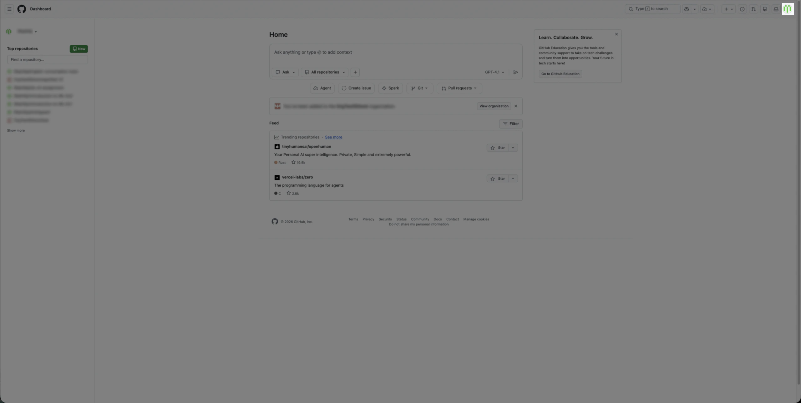github create app