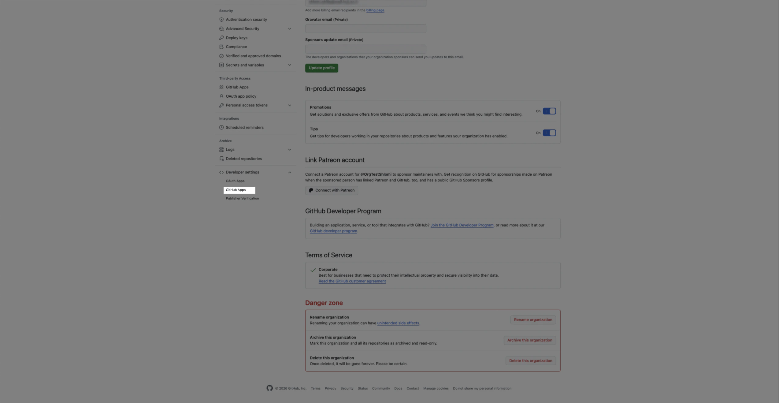 github create app