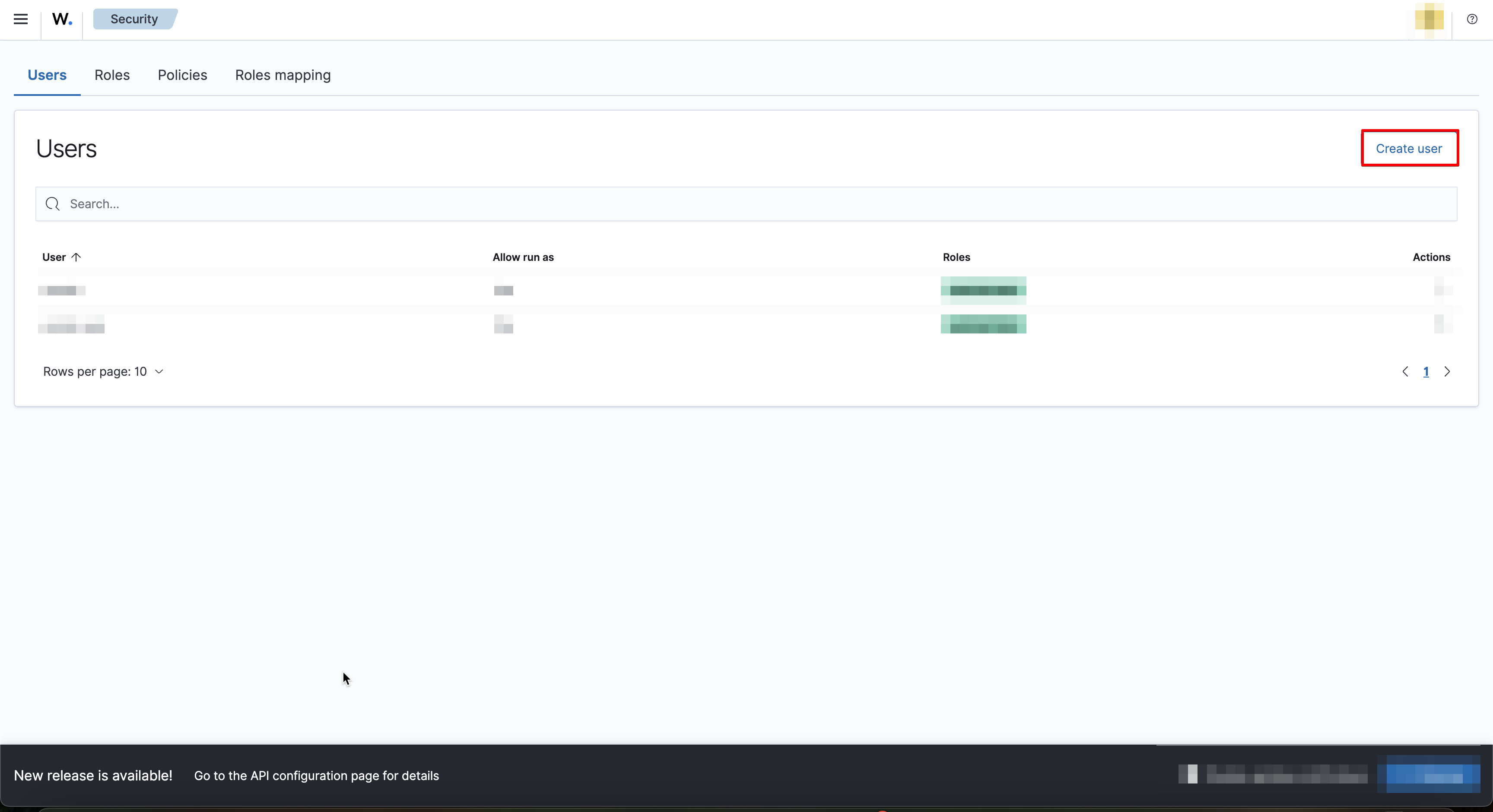 Wazuh Server Server Create User