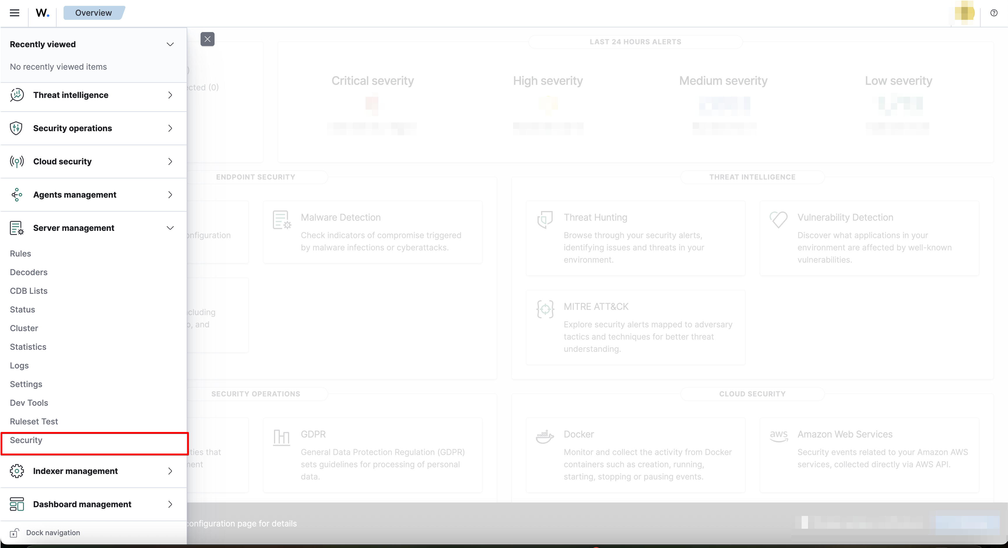 Wazuh Server Security