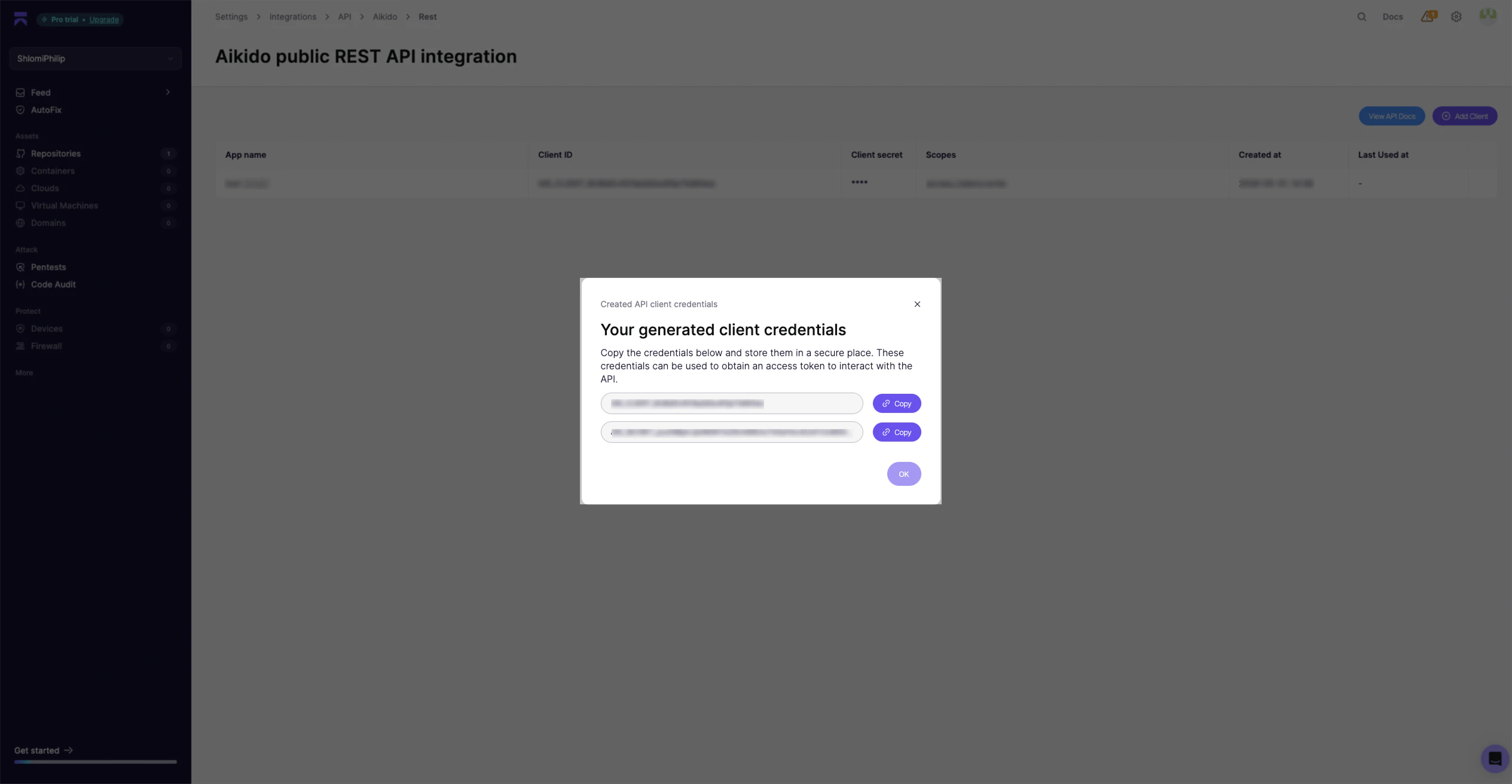 CopyCredentials