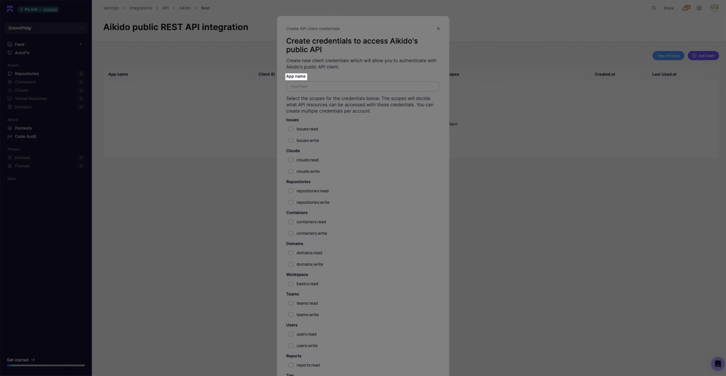 Permissions