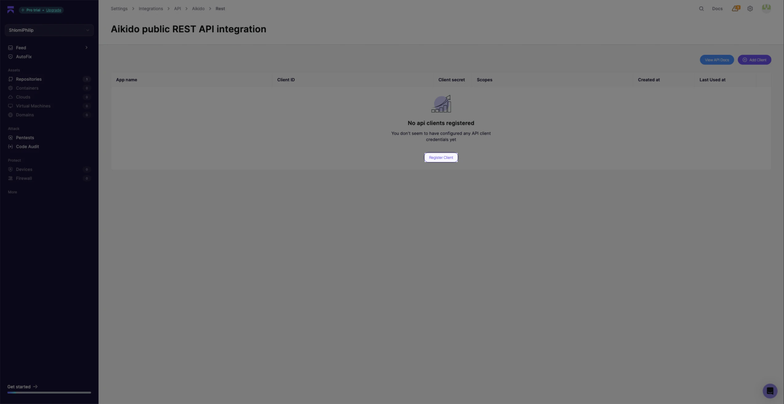 RegisterClient