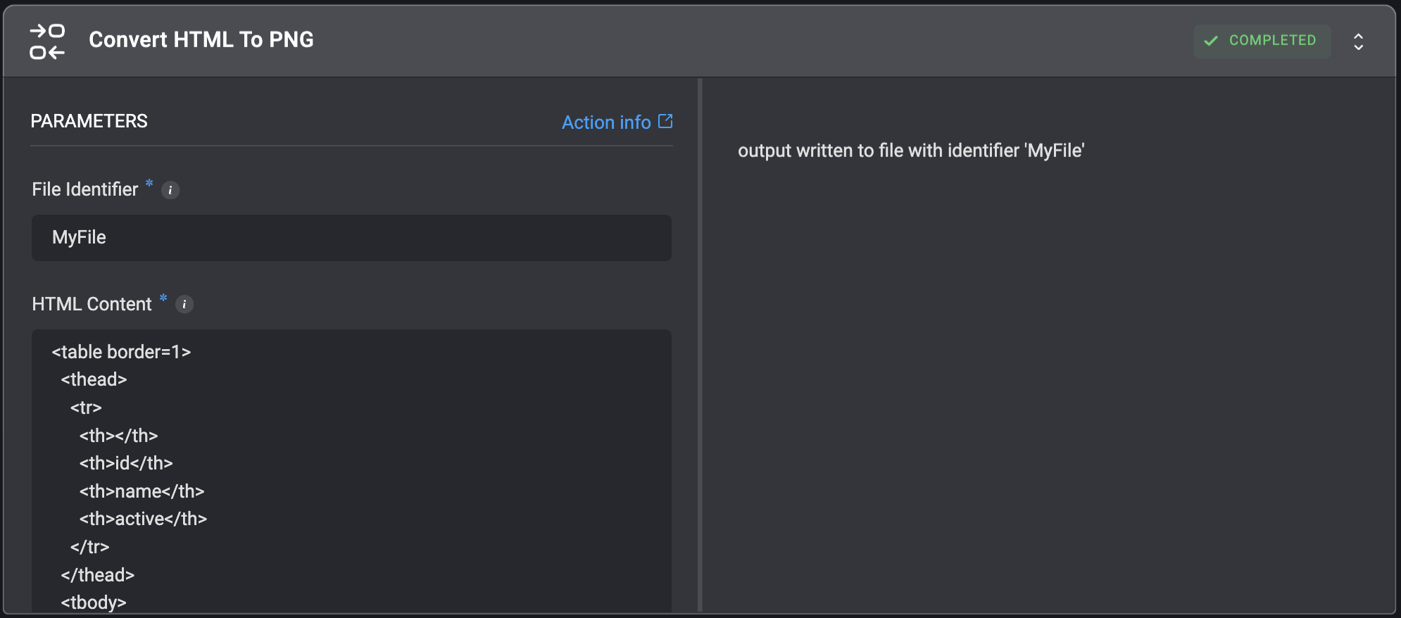 Convert HTML To PNG
