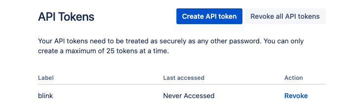 API Tokens