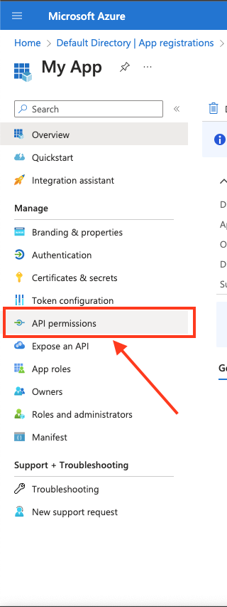 API Permissions