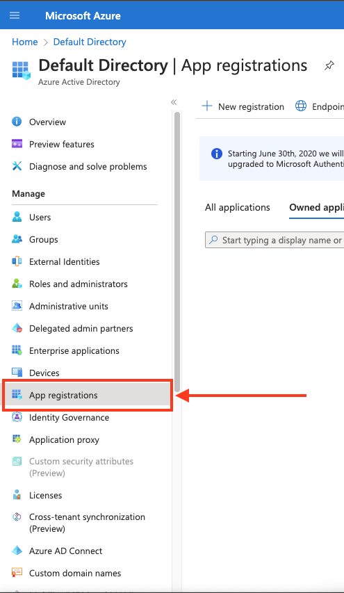 App Registrations