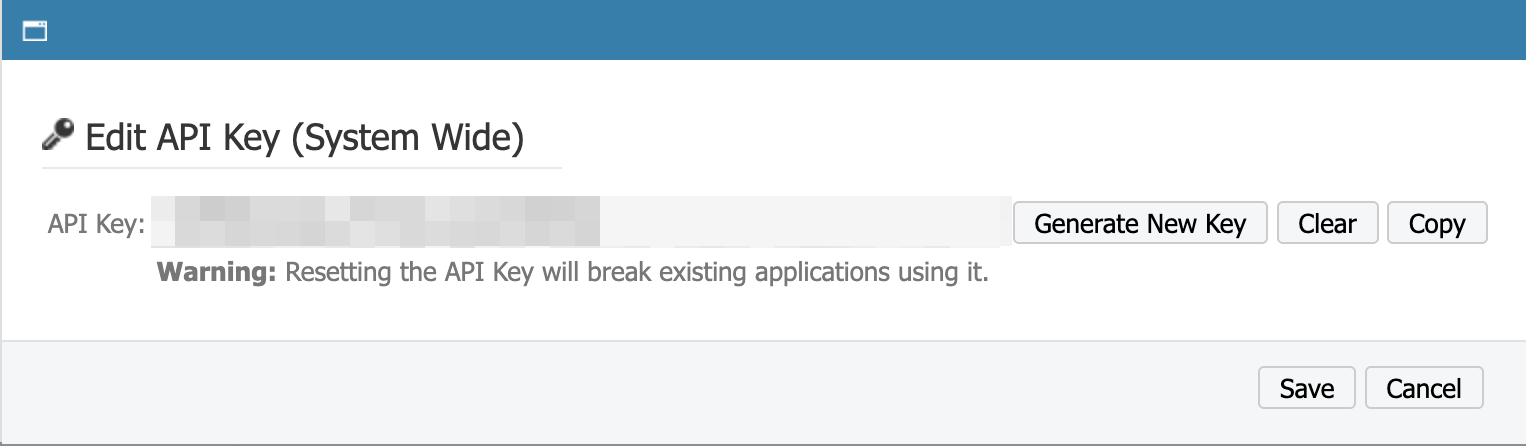 Passwordstate Example API Key