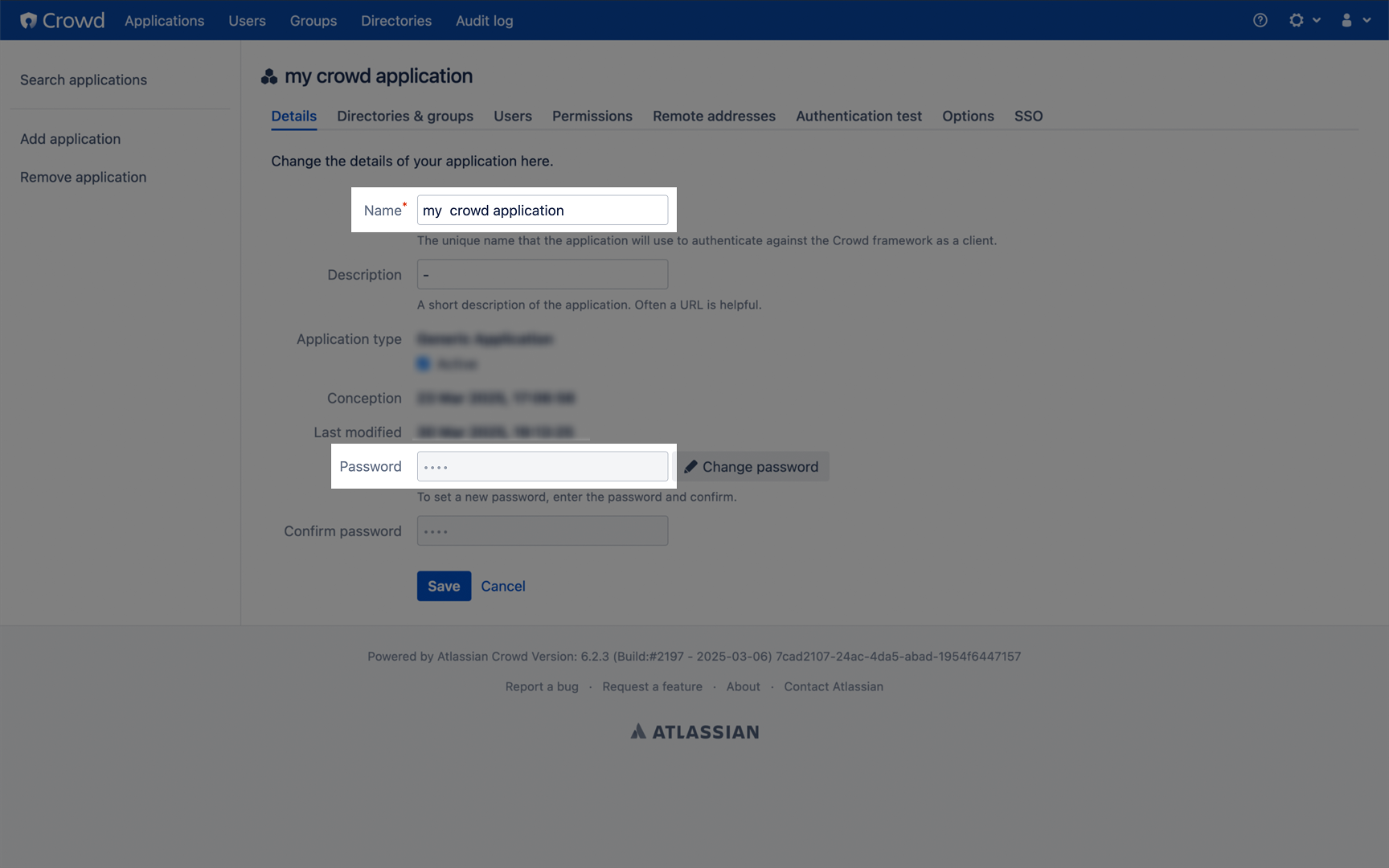 crowd application page
