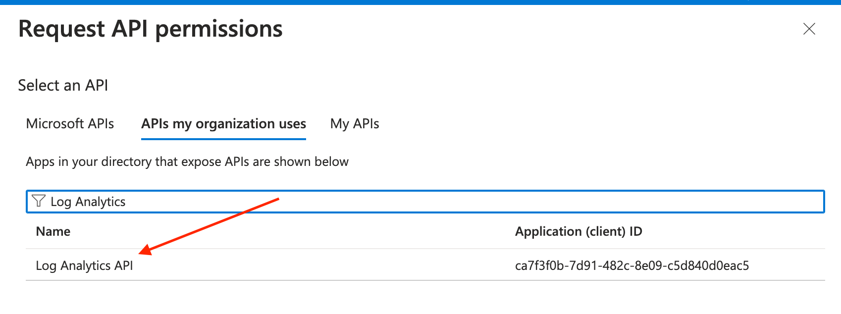Log Analytics API
