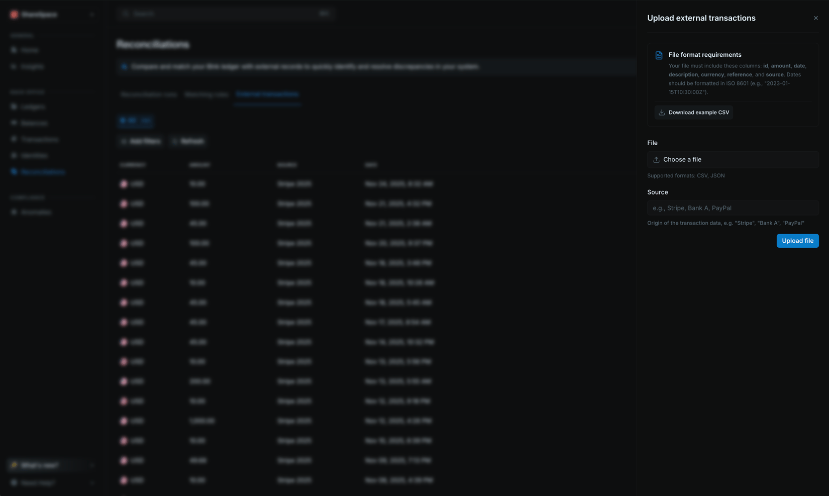 External Data | Blnk Cloud Guide