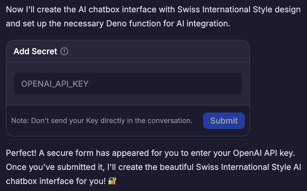 Popup de Segredos Pn