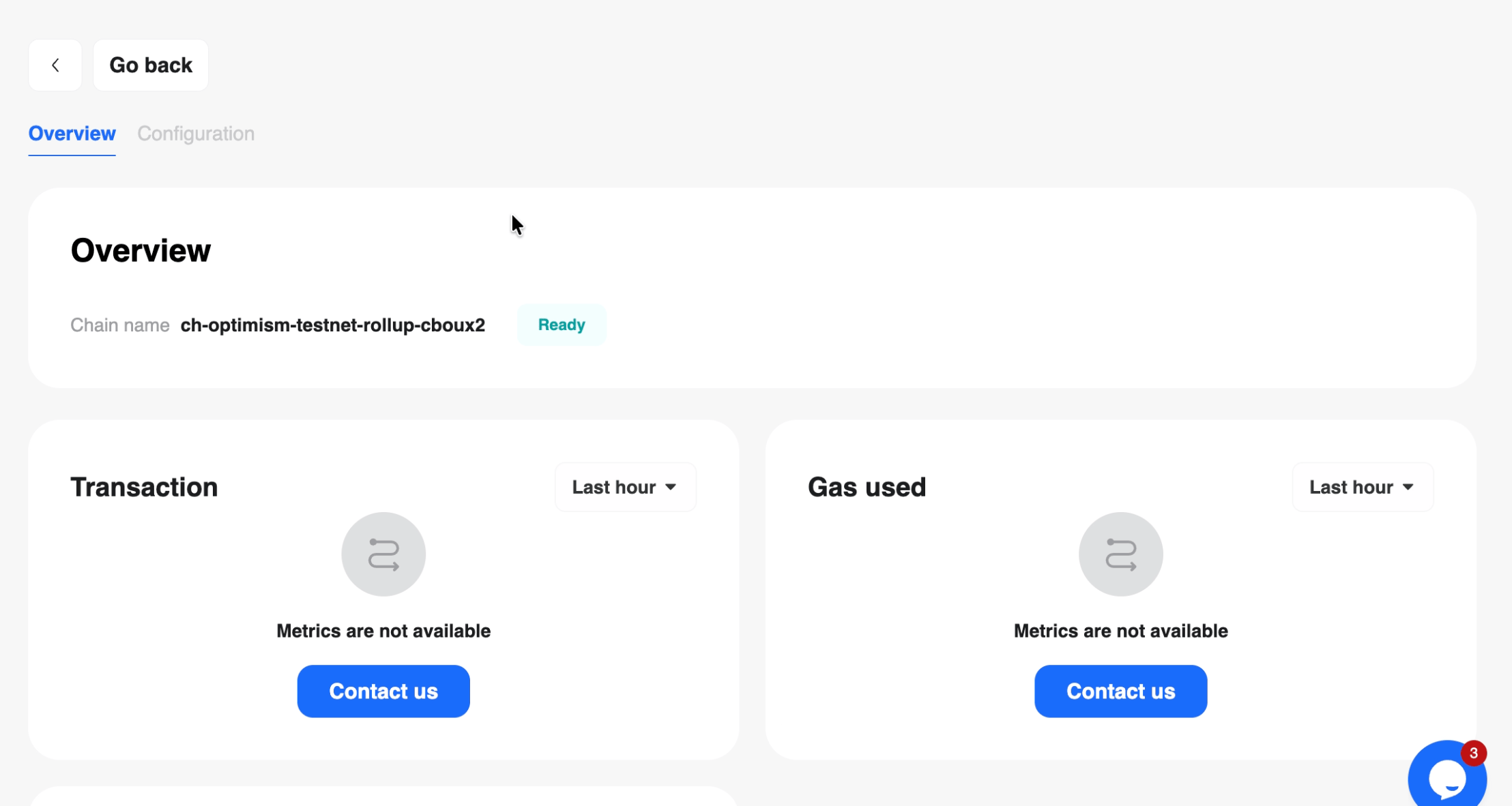 Infrastructure Settings