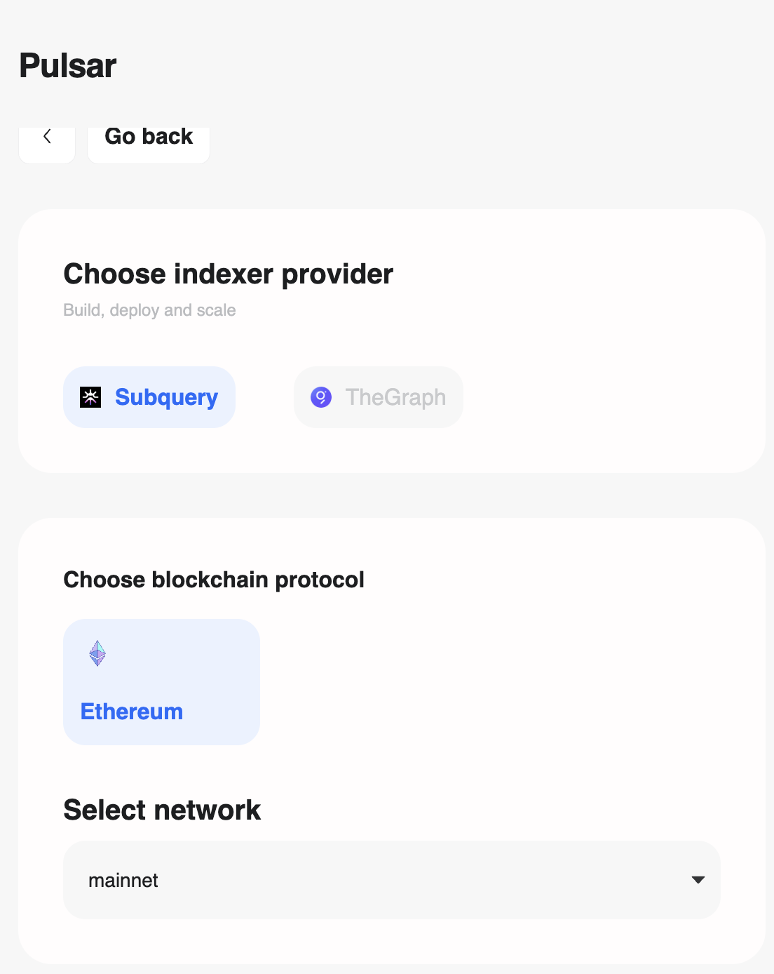 Protocol Selection