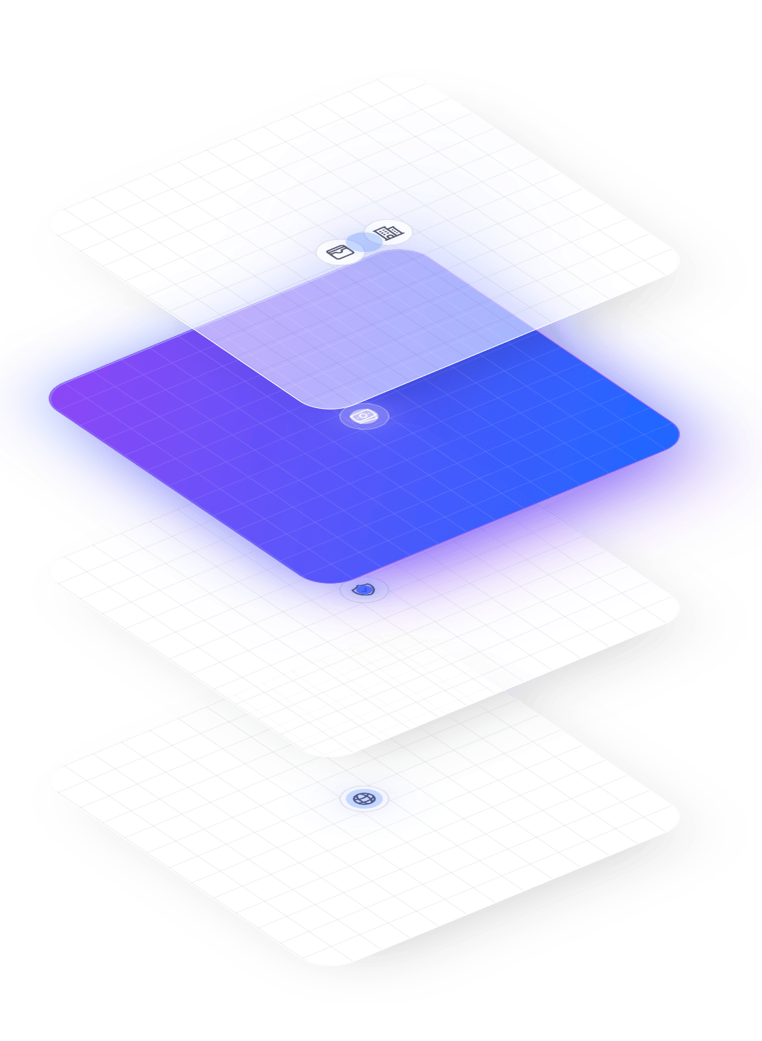 The Onstacks stack: settlement layer, liquidity and settlement orchestration, financial primitives, and applications, as stacked layers