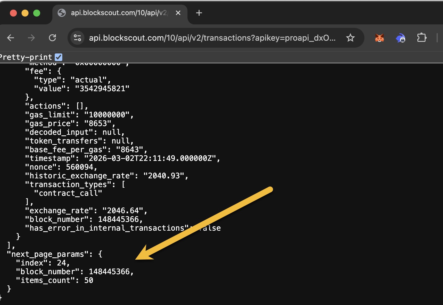 Tx Pagination 2