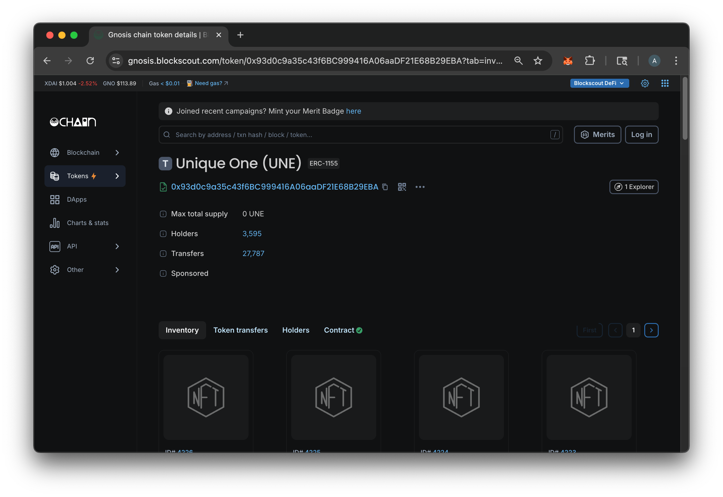 Unique One ERC1155