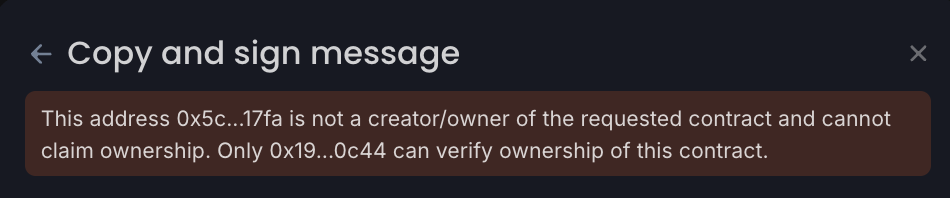 Verify Message 1