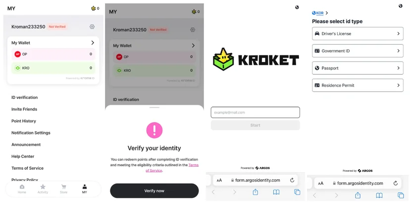 online identity verification Process Image 1