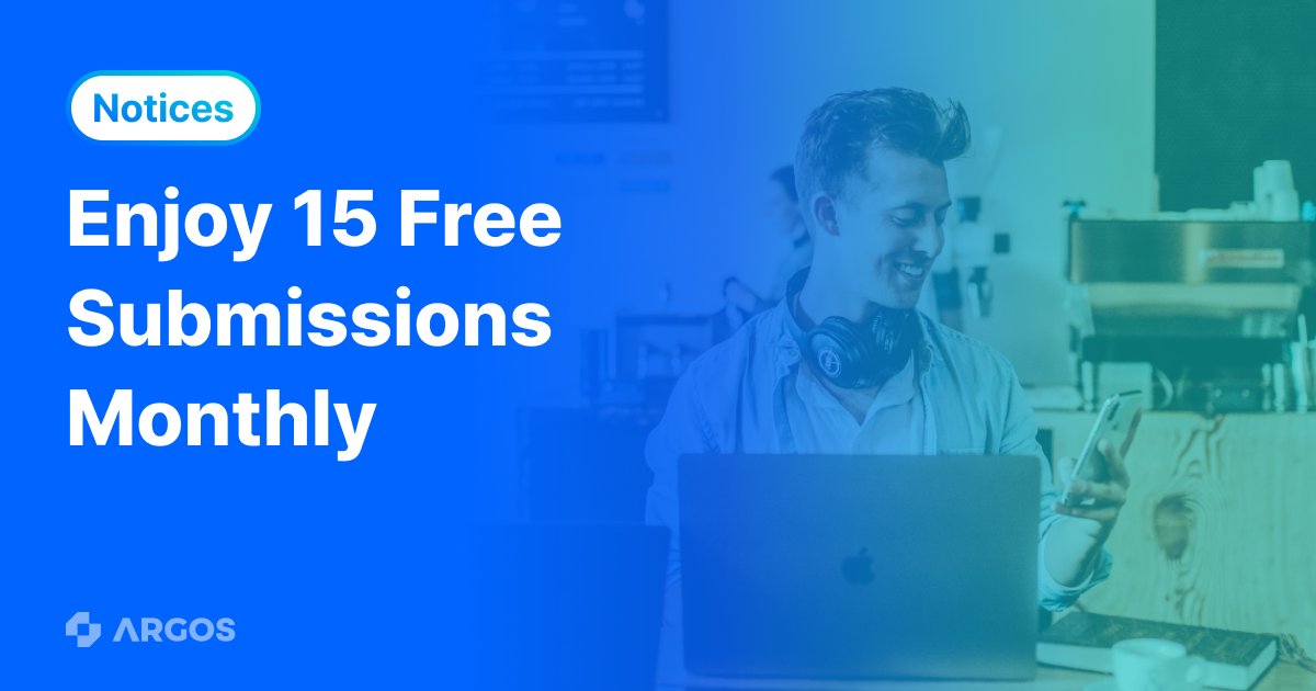 ARGOS eKYC solutions, now free to use: 15 free submissions per month