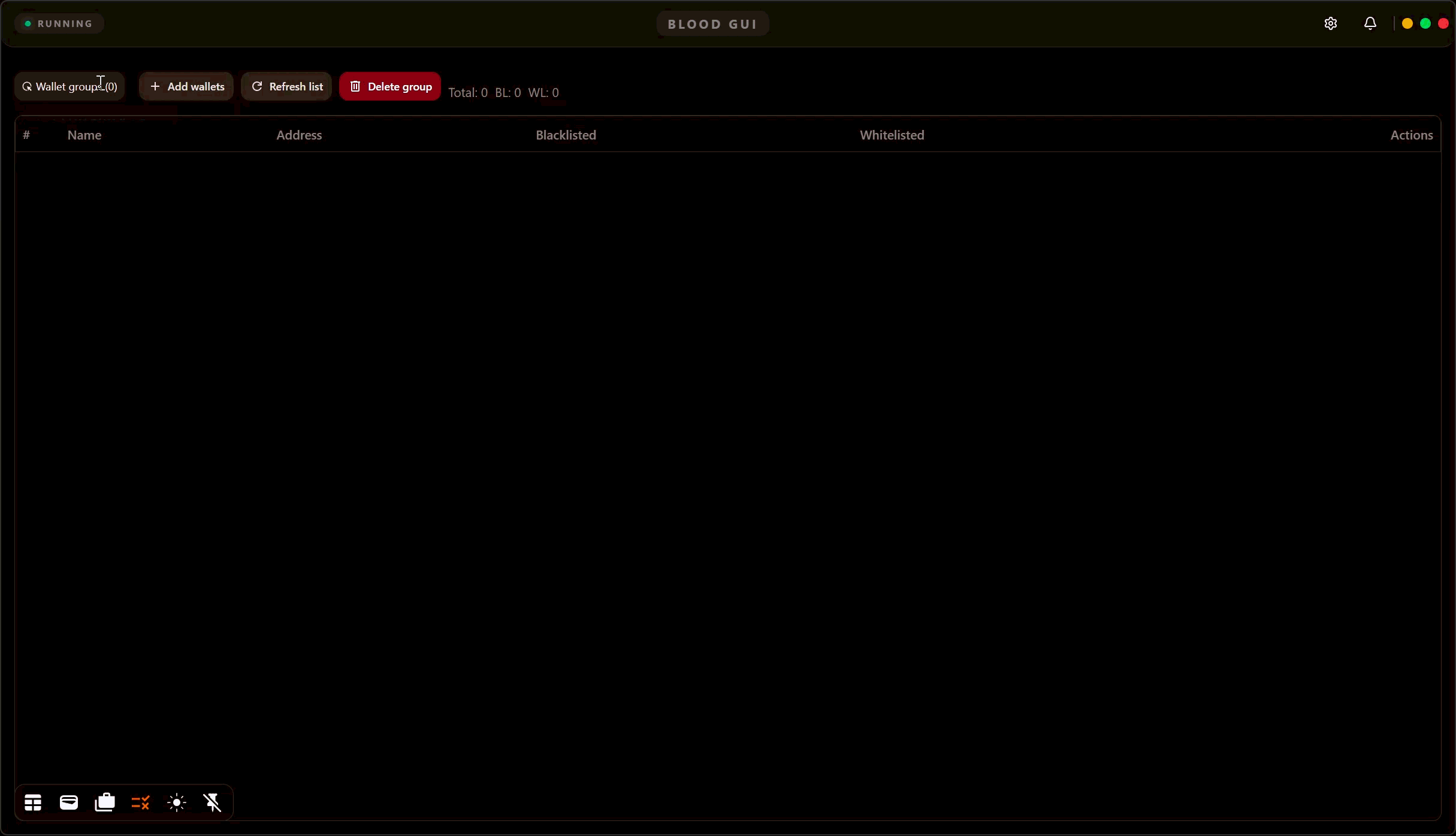 Add WLBL Wallet Group