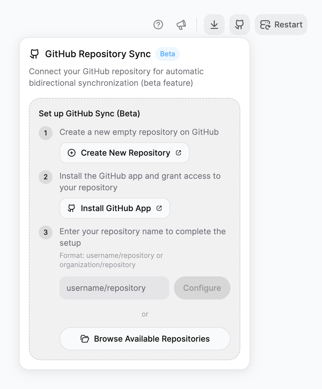 GitHub Sync
