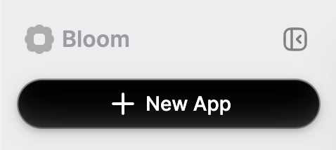 New App Button