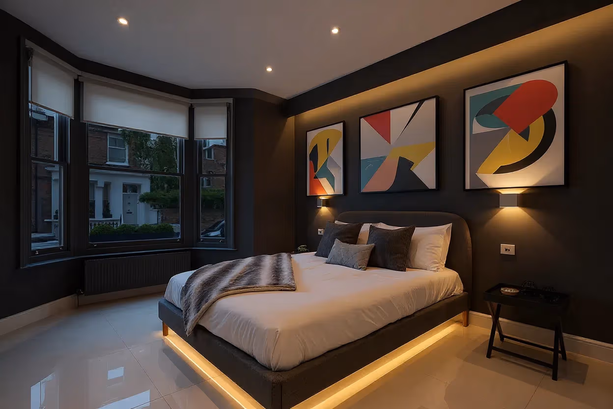 Dormitorio transformado con diseño contemporáneo