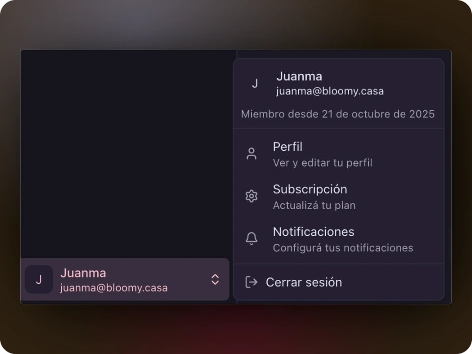 Usuario de Bloomy