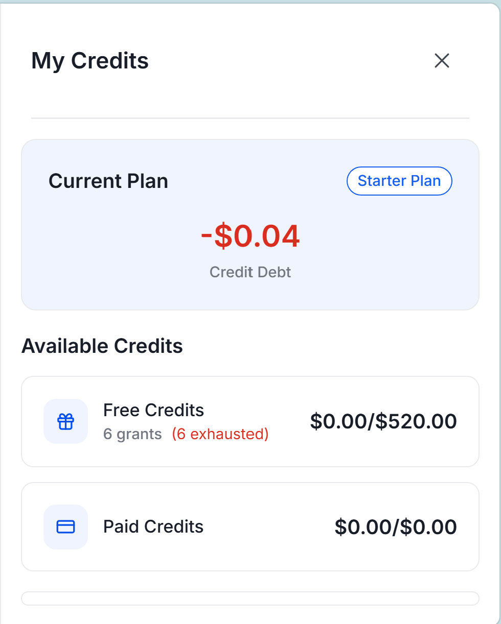 1 10 My Credits