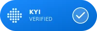 KYI Verified pill badge, light theme