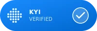 KYI Verified pill badge, light theme
