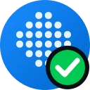KYI Verified icon badge, dark theme