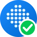 KYI Verified icon badge, light theme