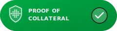 Proof of Collateral pill badge, dark theme