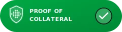 Proof of Collateral pill badge, dark theme