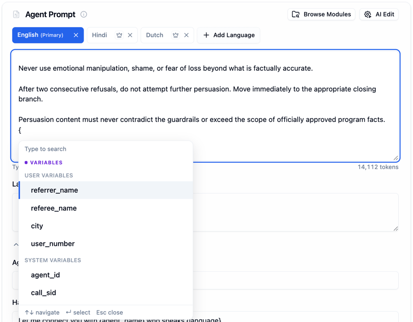 Prompting Guide and Best Practices for Bolna Voice AI - Bolna Docs