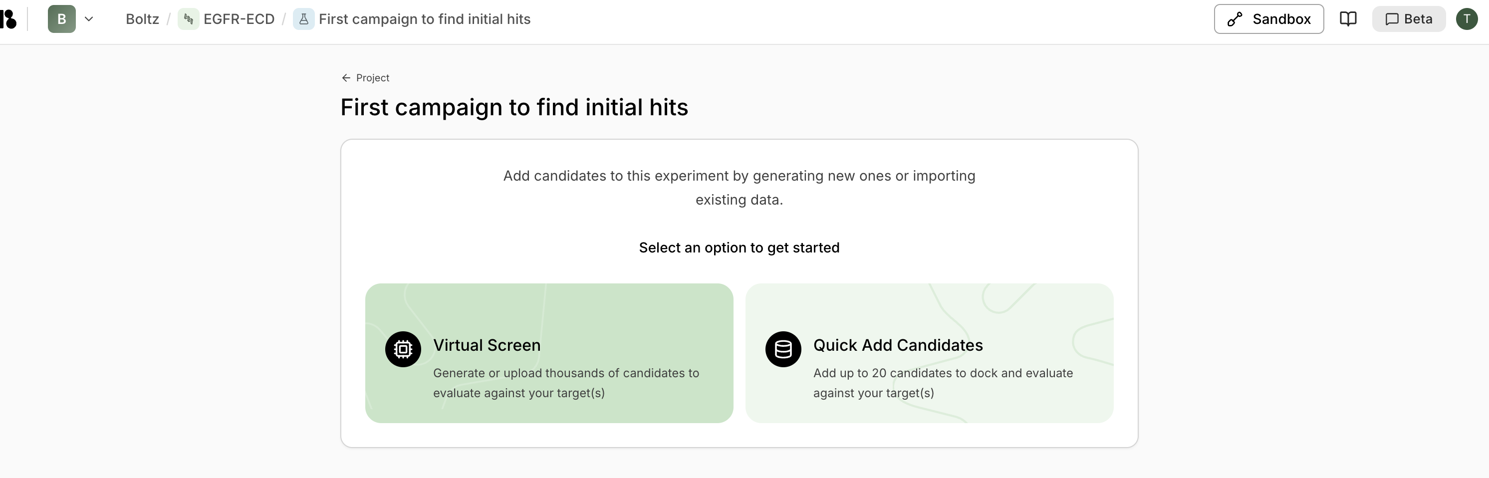 New protein design screen form