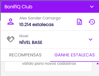 Nome dos pontos personalizado