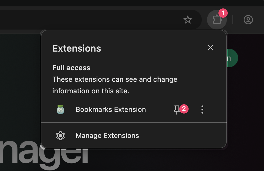 Extension Sticky