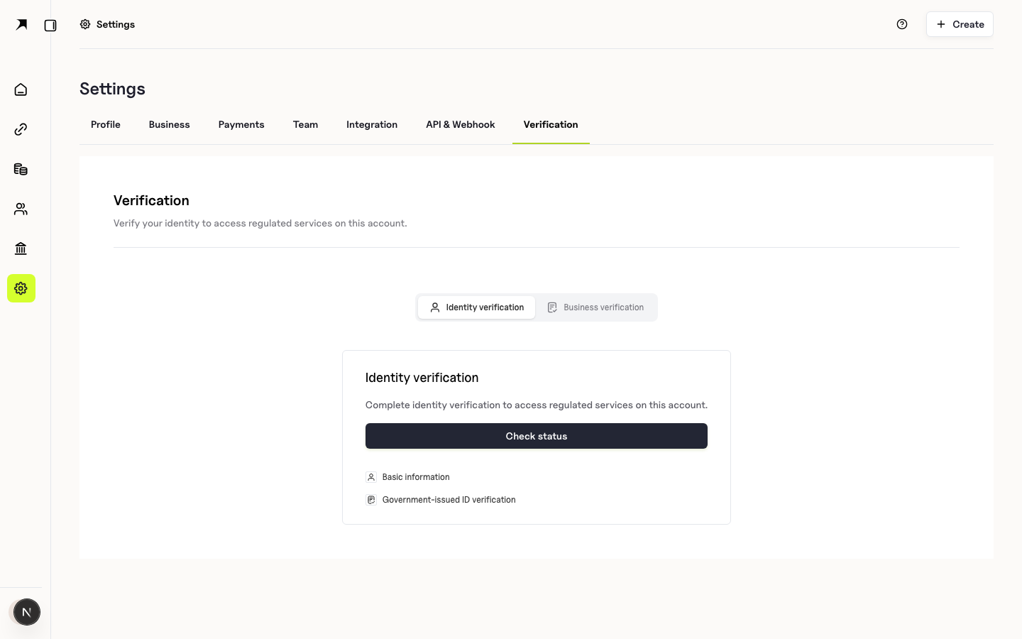 BoomFi verification settings