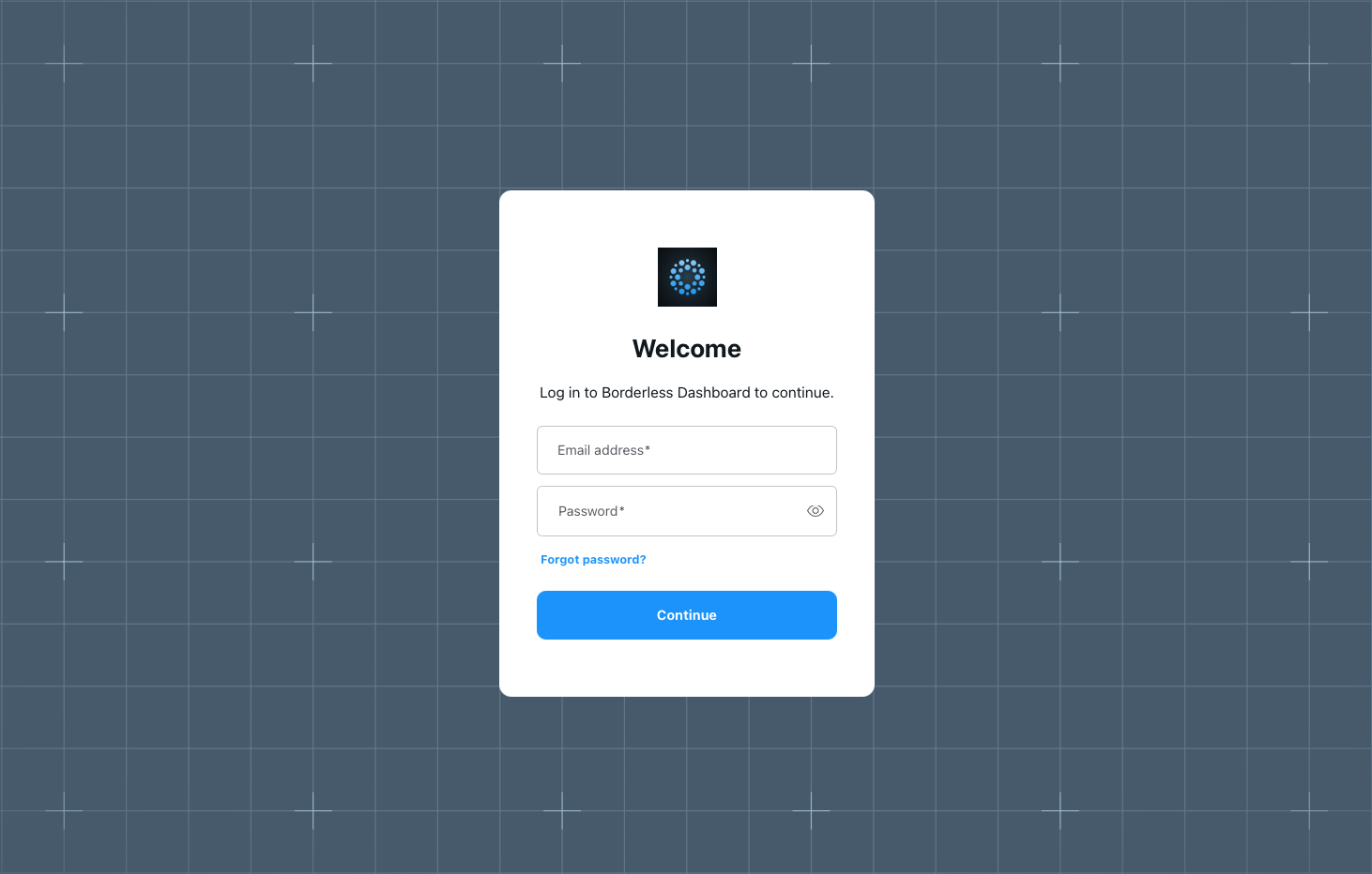 Docs dashboard-login